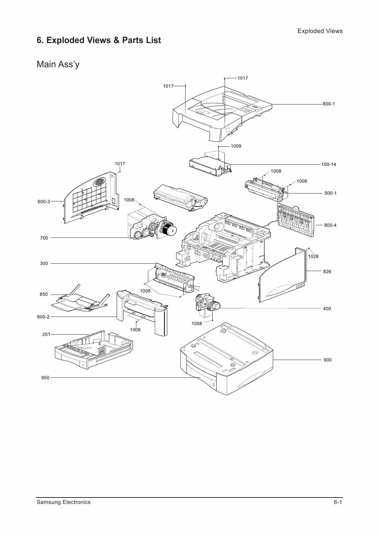 Samsung Laser-Printer ML-7050 Parts Manual-1